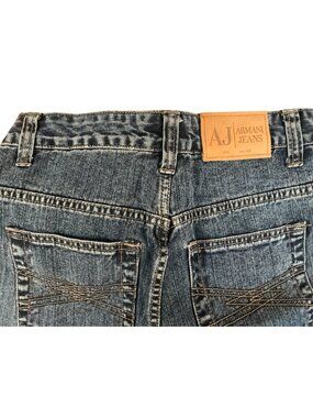 Armani Jeans Vintage Armani Jeans Indigo 004 Acid Wash Jeans Sz 26